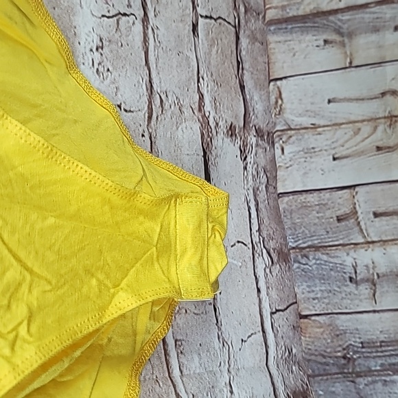 Mago pop yellow bodysuit long sleeve large new nwt - Picture 3 of 5